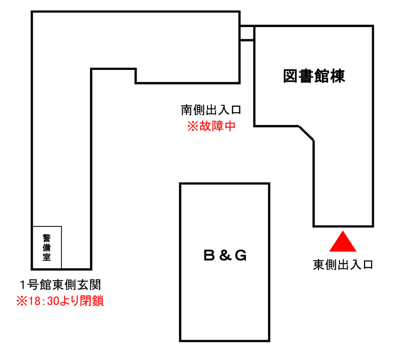 東側出入口